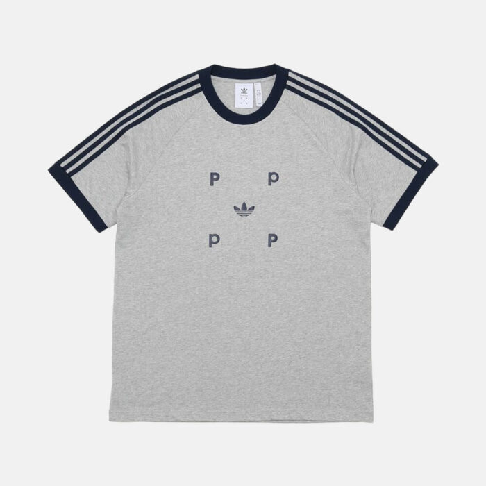 adidas X Pop Classic t-shirt, grey / navy